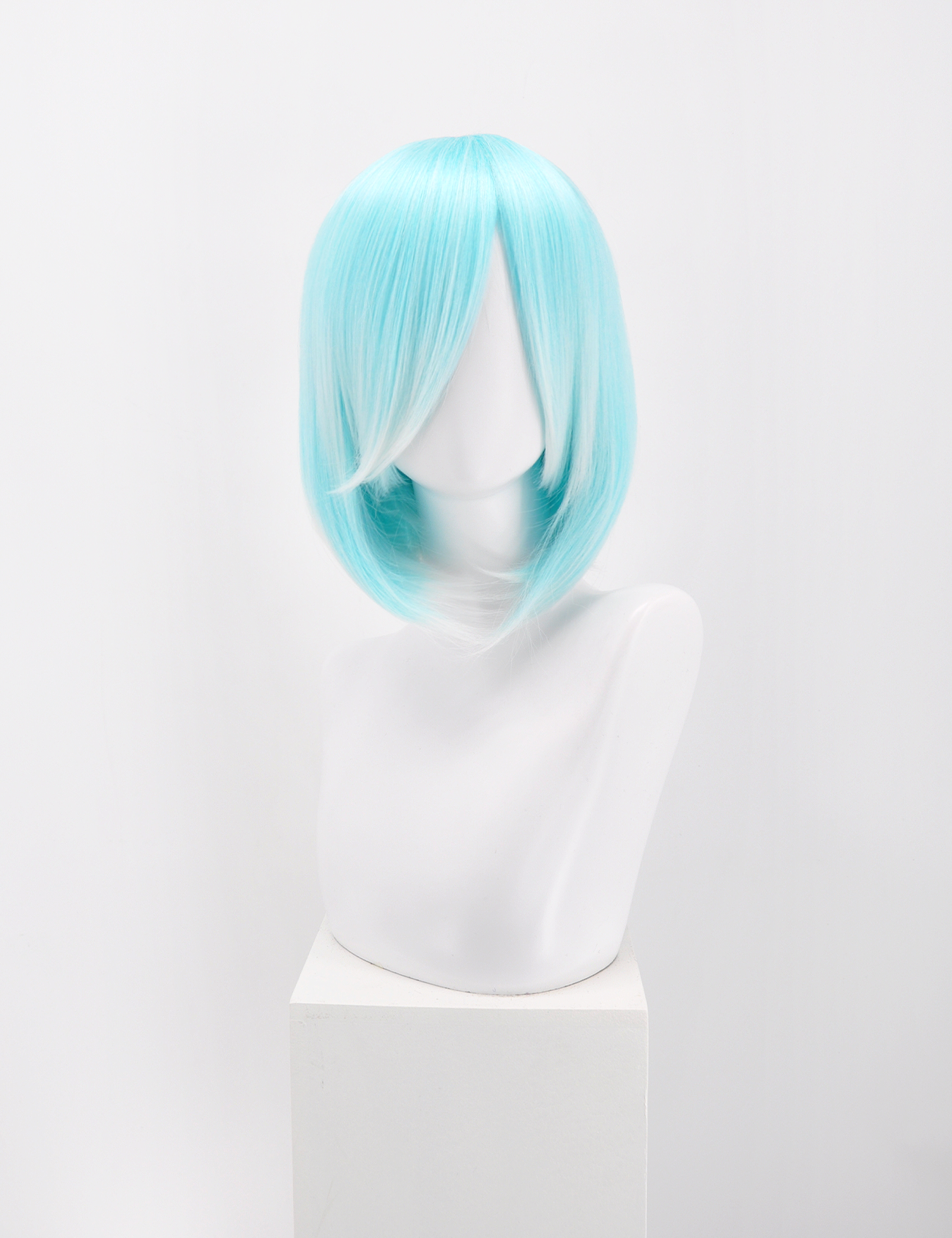 BOB WIG - AQUA/WHITE