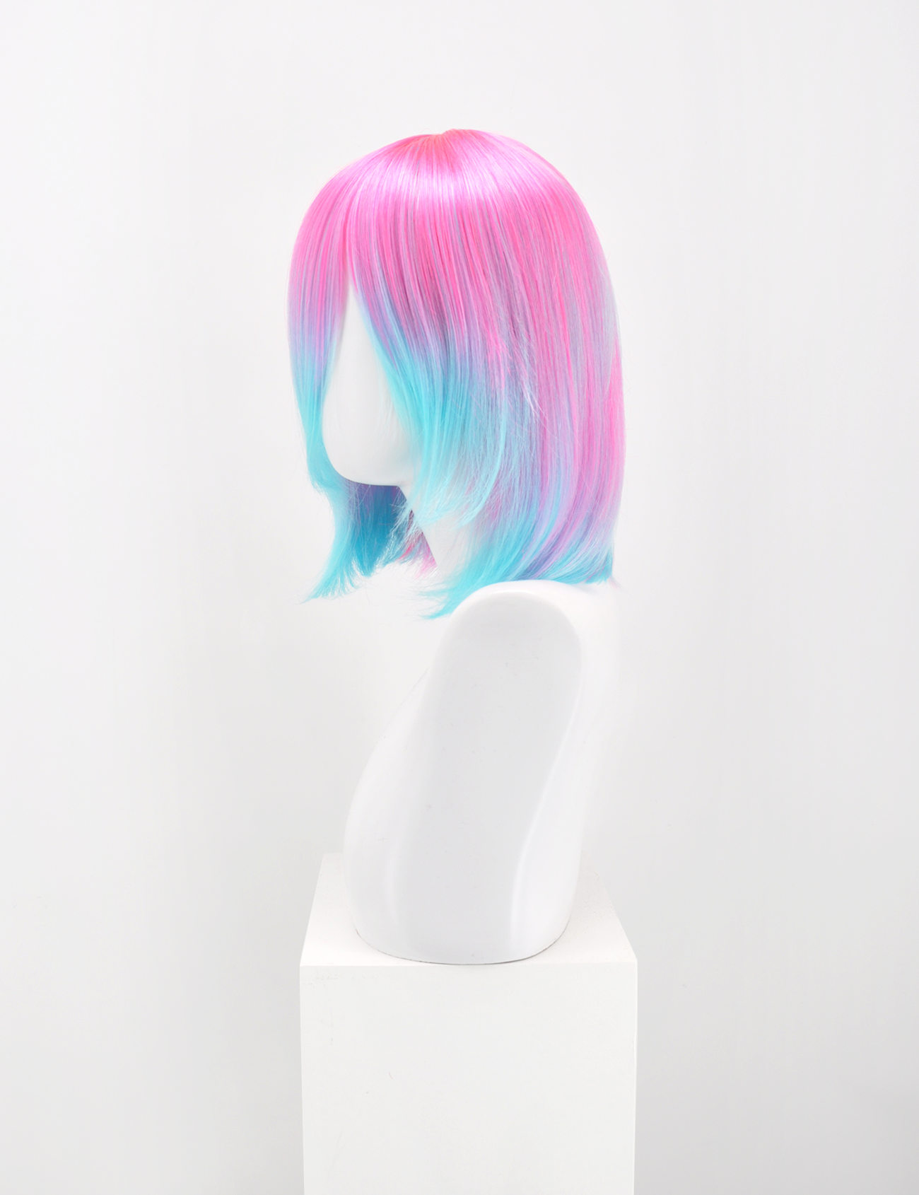 BOB WIG - FUCHSIA/AQUA