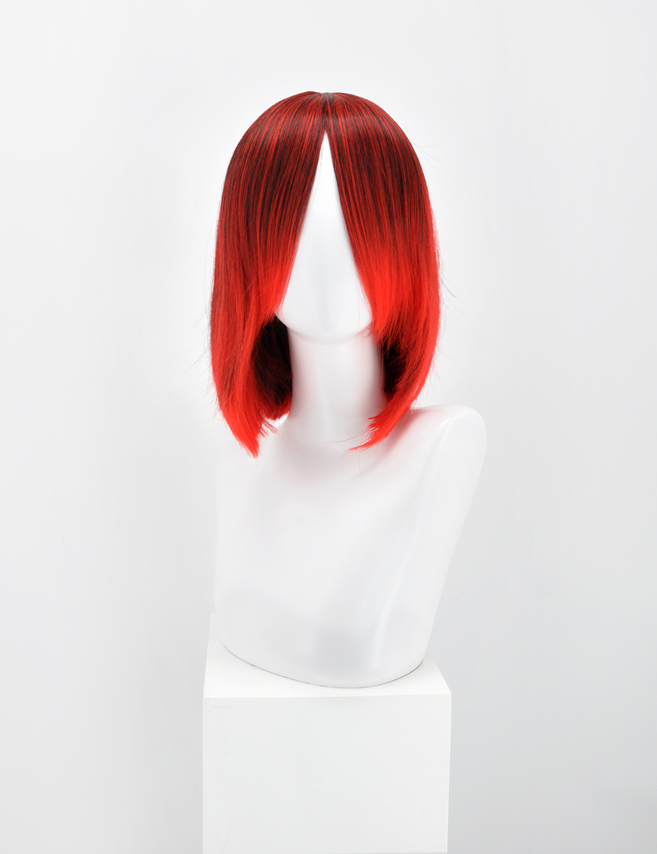 BOB WIG - BLACK/RED