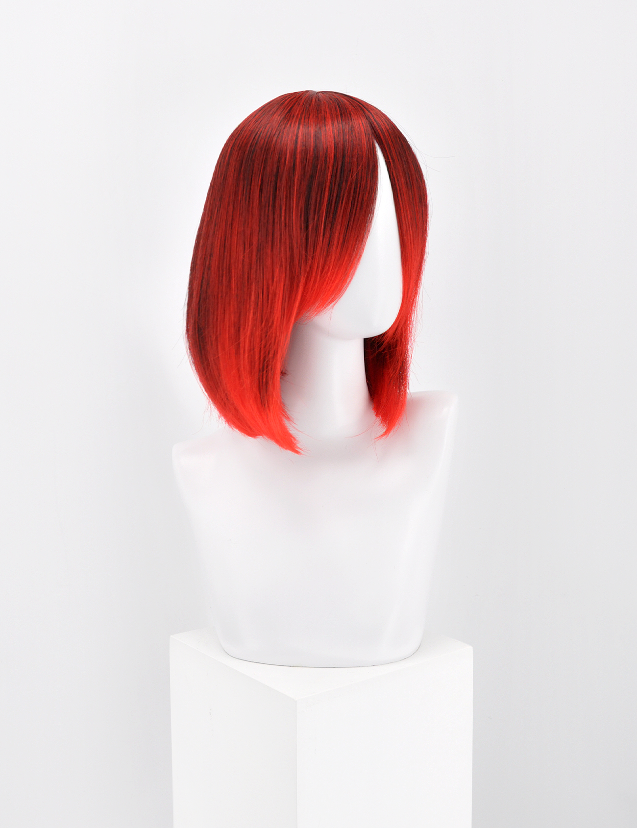 BOB WIG - BLACK/RED