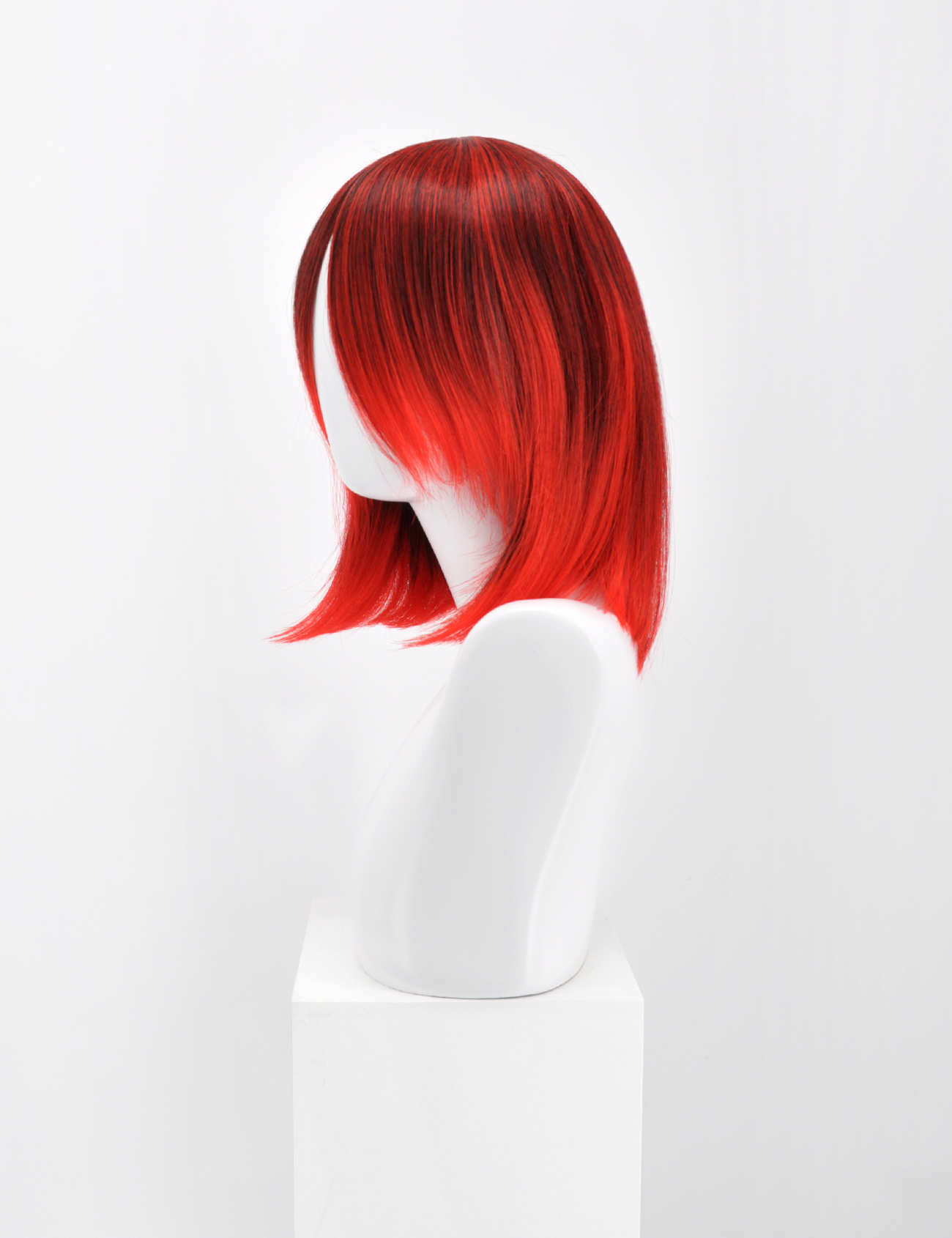 BOB WIG - BLACK/RED