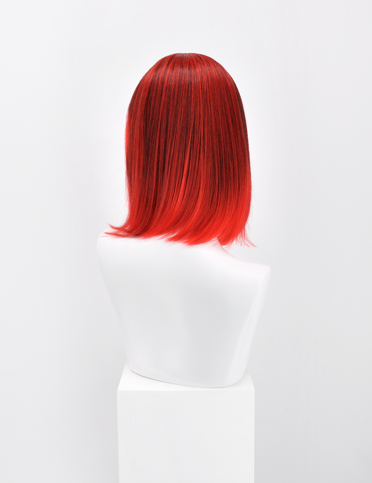 BOB WIG - BLACK/RED