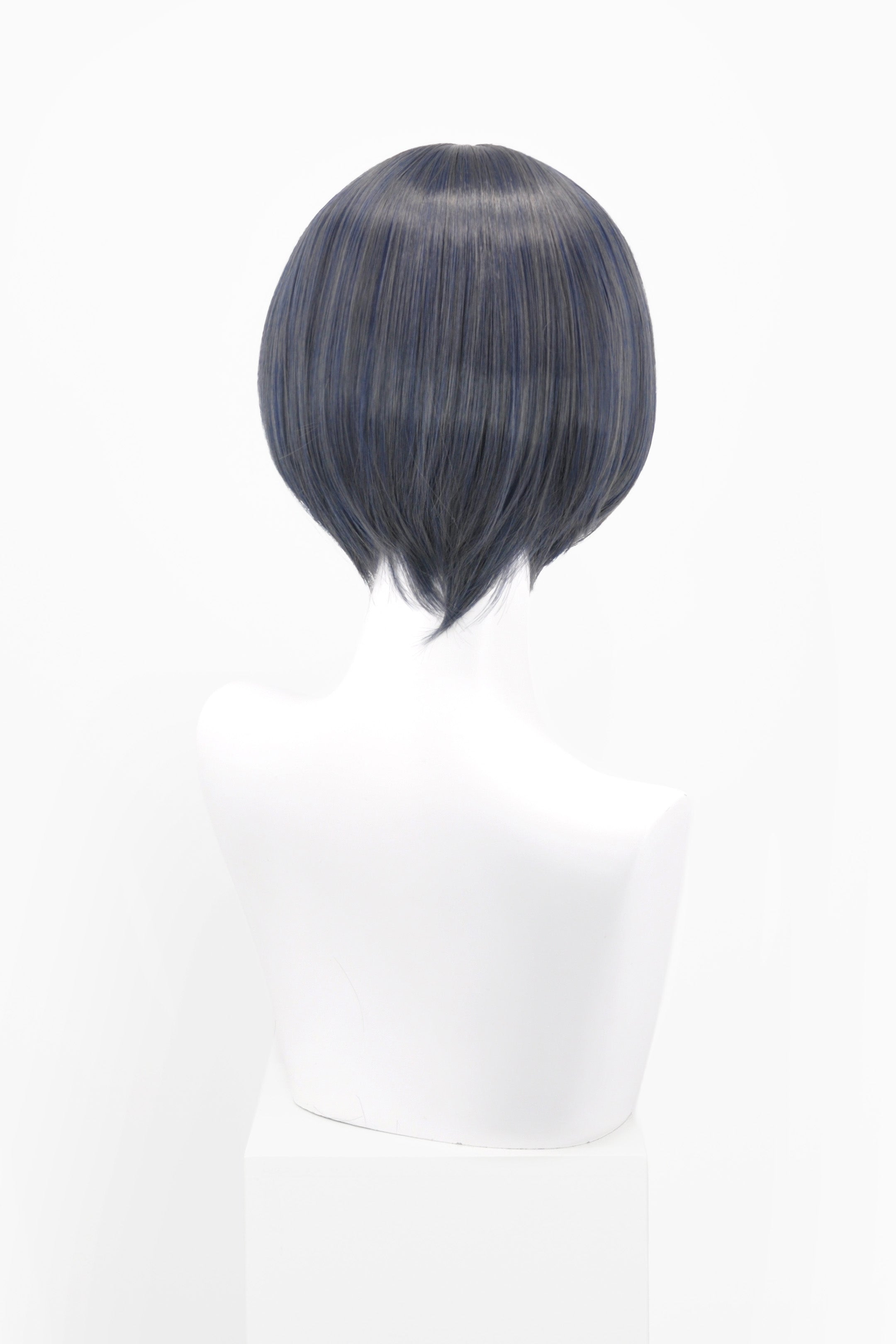 PERRUQUE COURTE VIOLET AVEC NUANCES DE GRIS