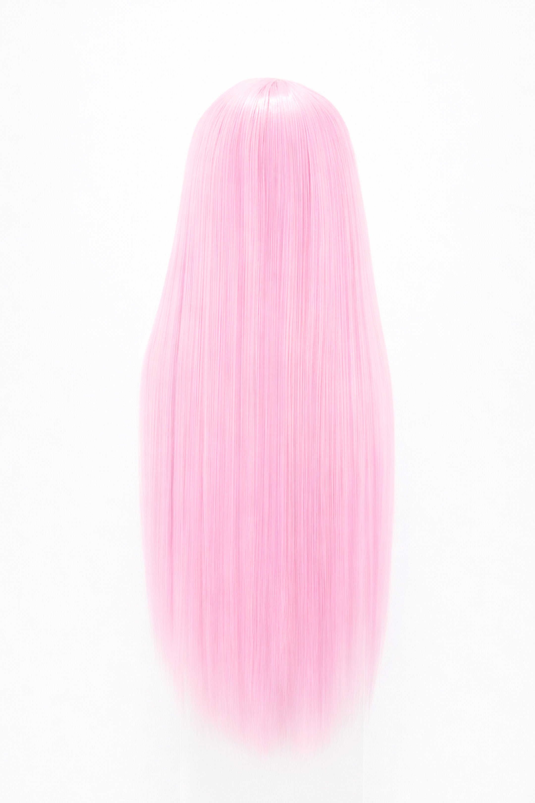 PERRUQUE LONGUE ROSE PASTEL