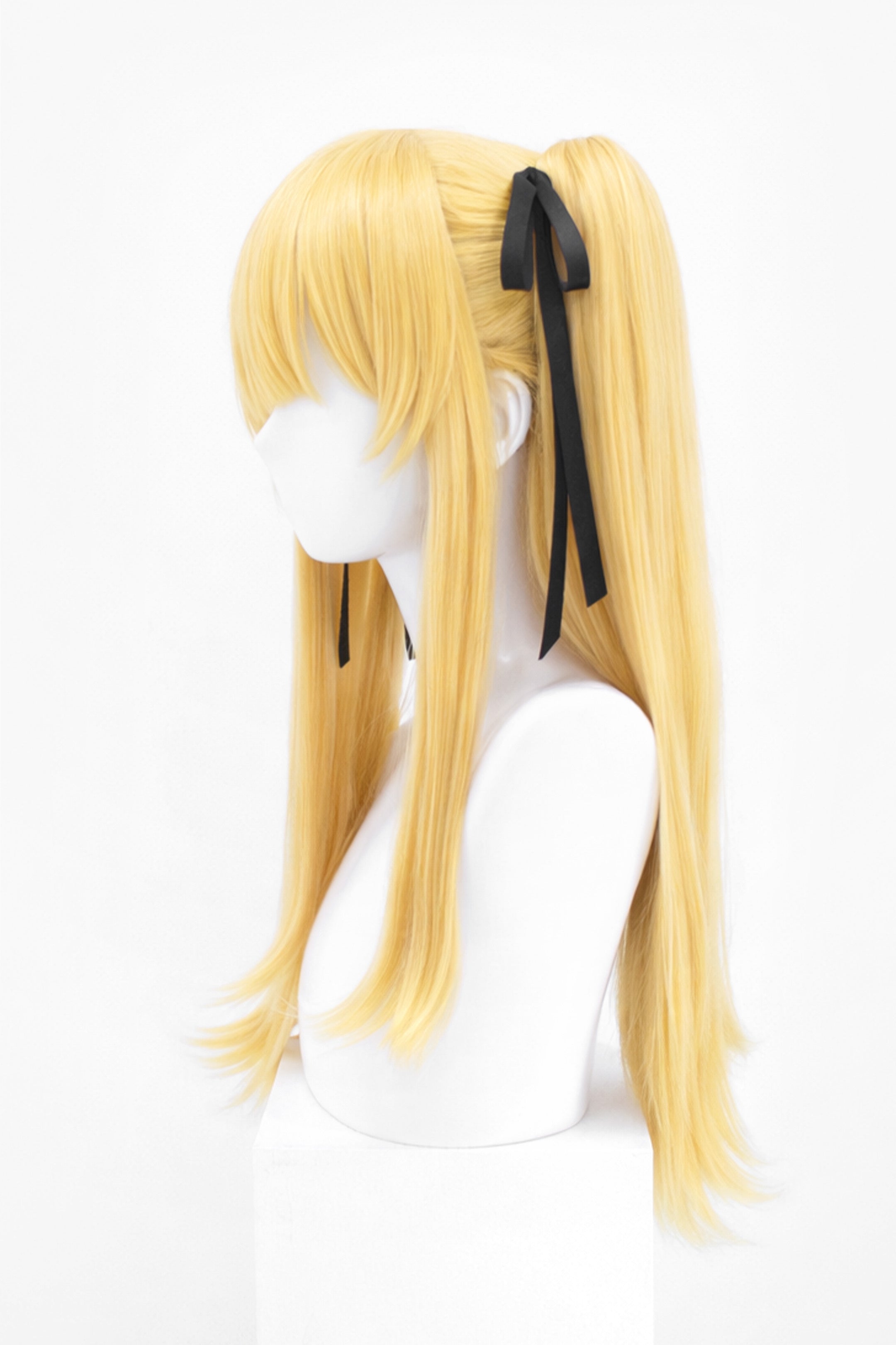 LONG BLOND WIG WITH PONIES