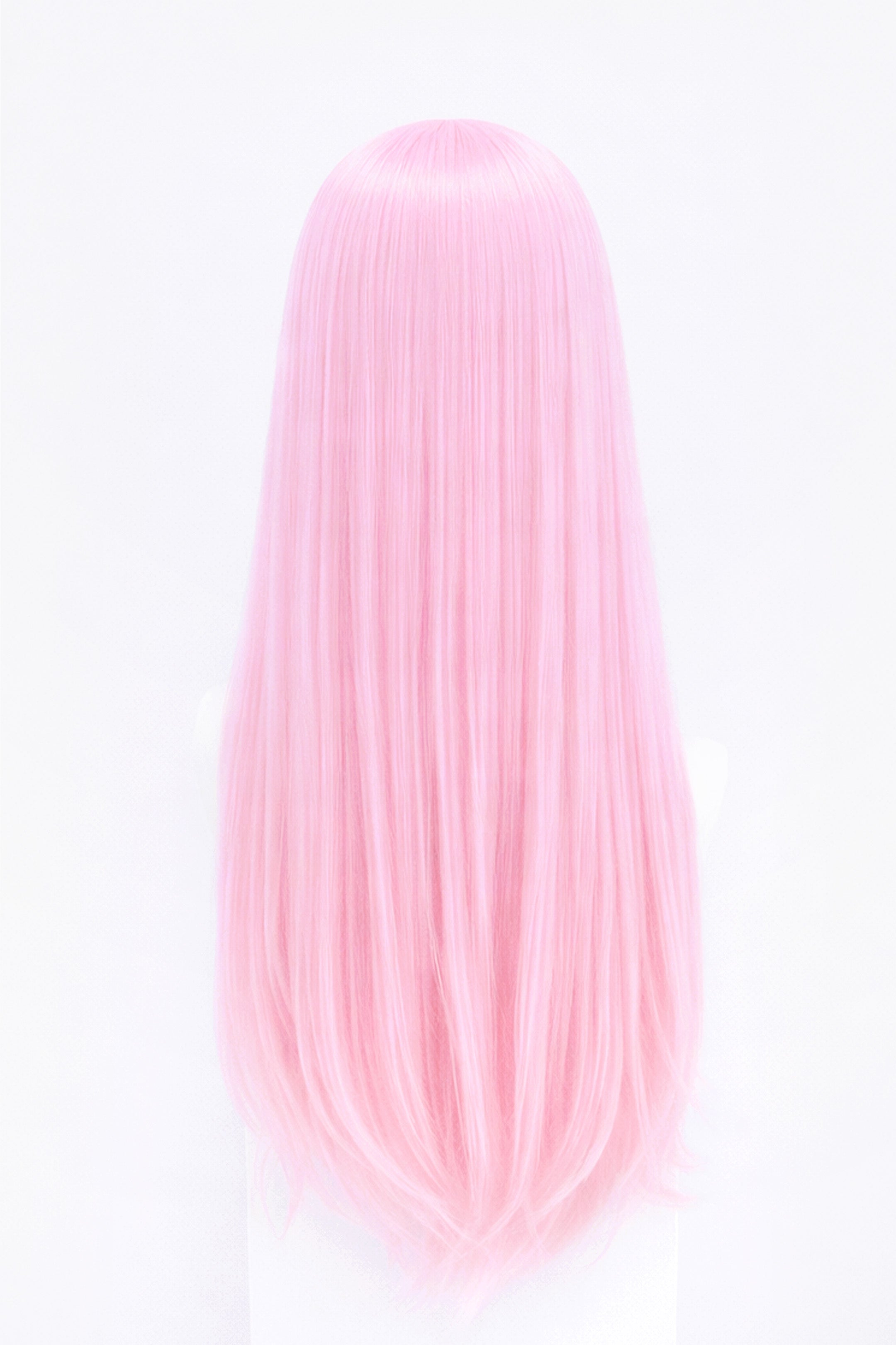 PERRUQUE ROSE AVEC FRANGE DROITE