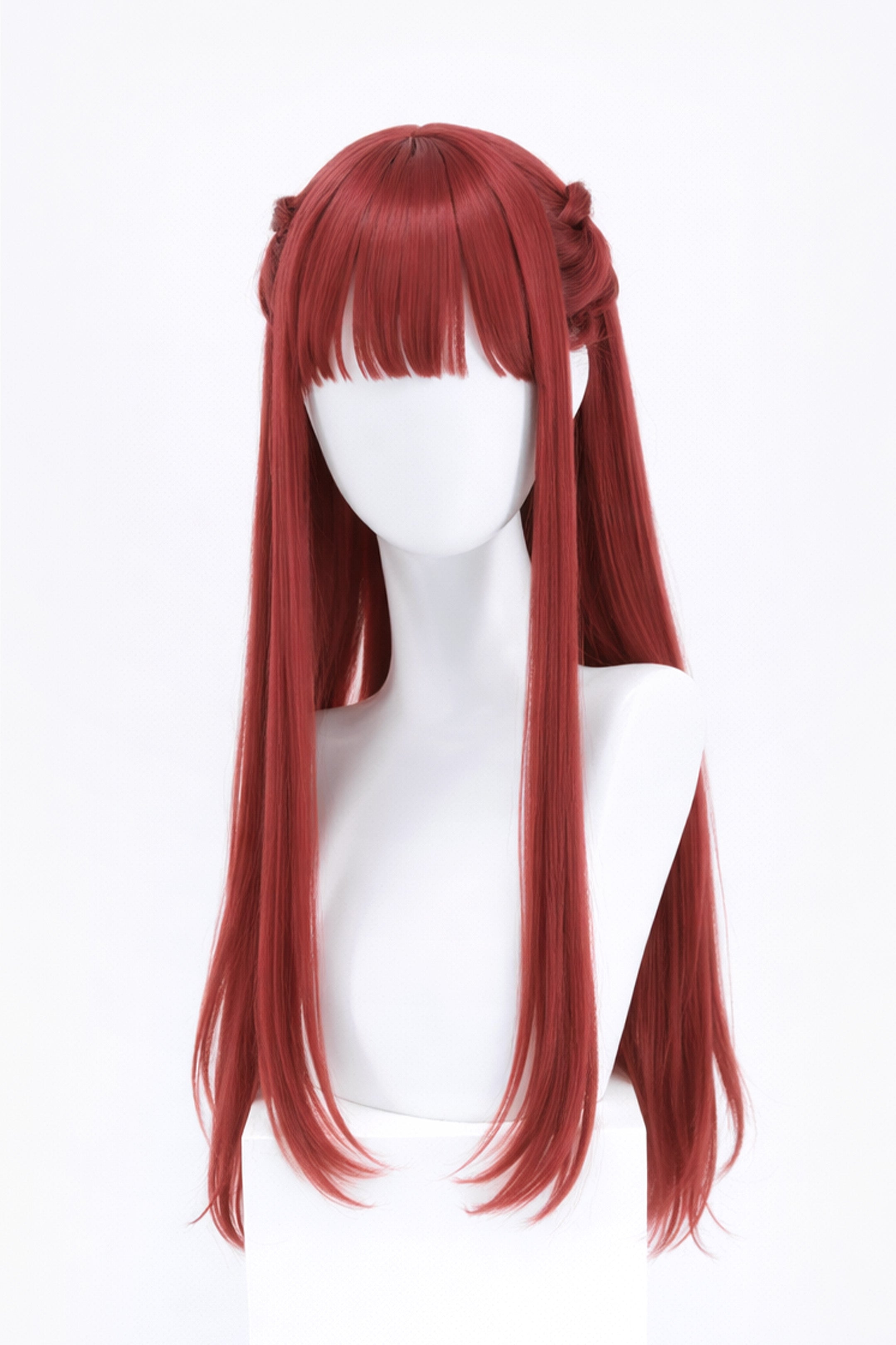LONG RED WIG