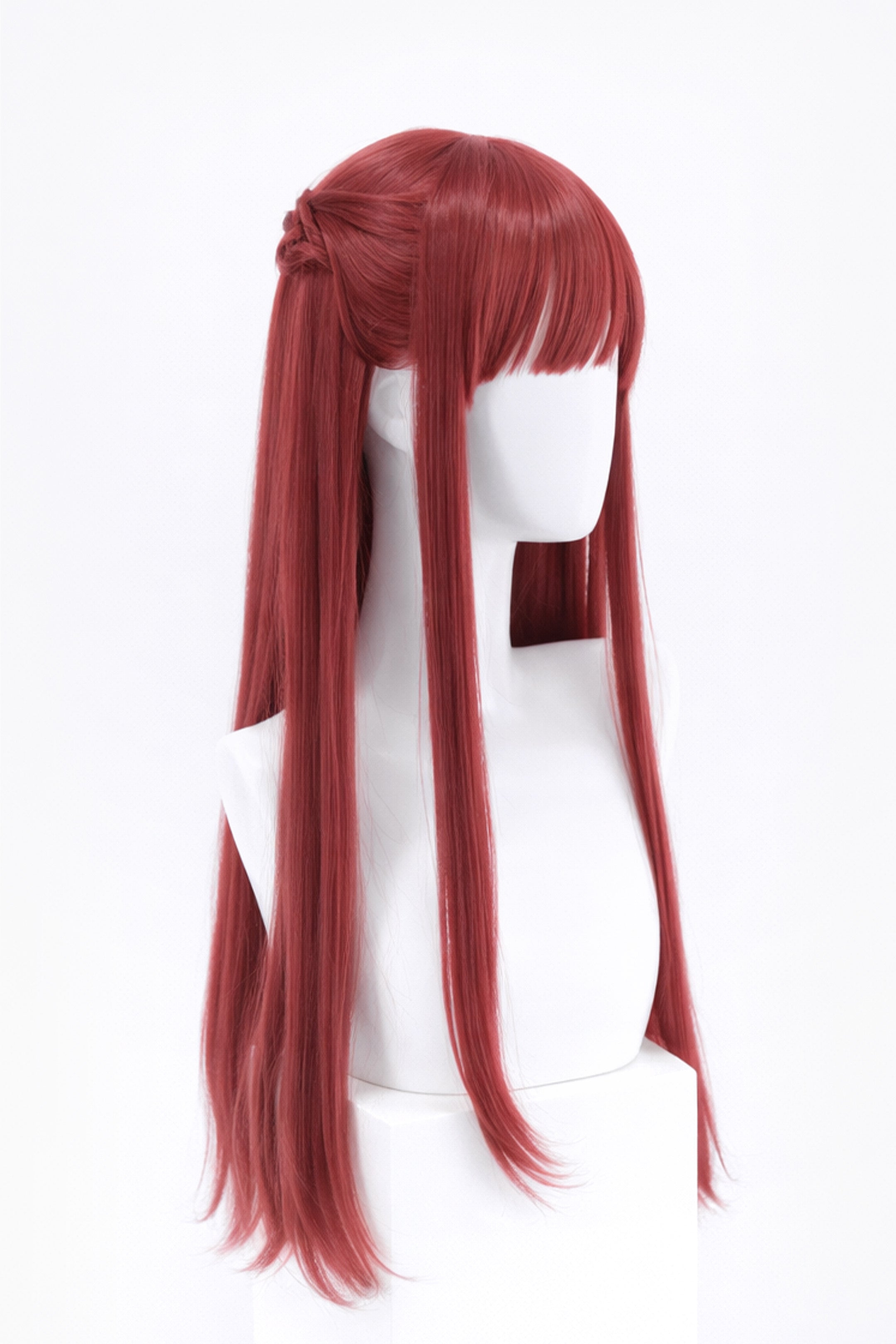 LONG RED WIG
