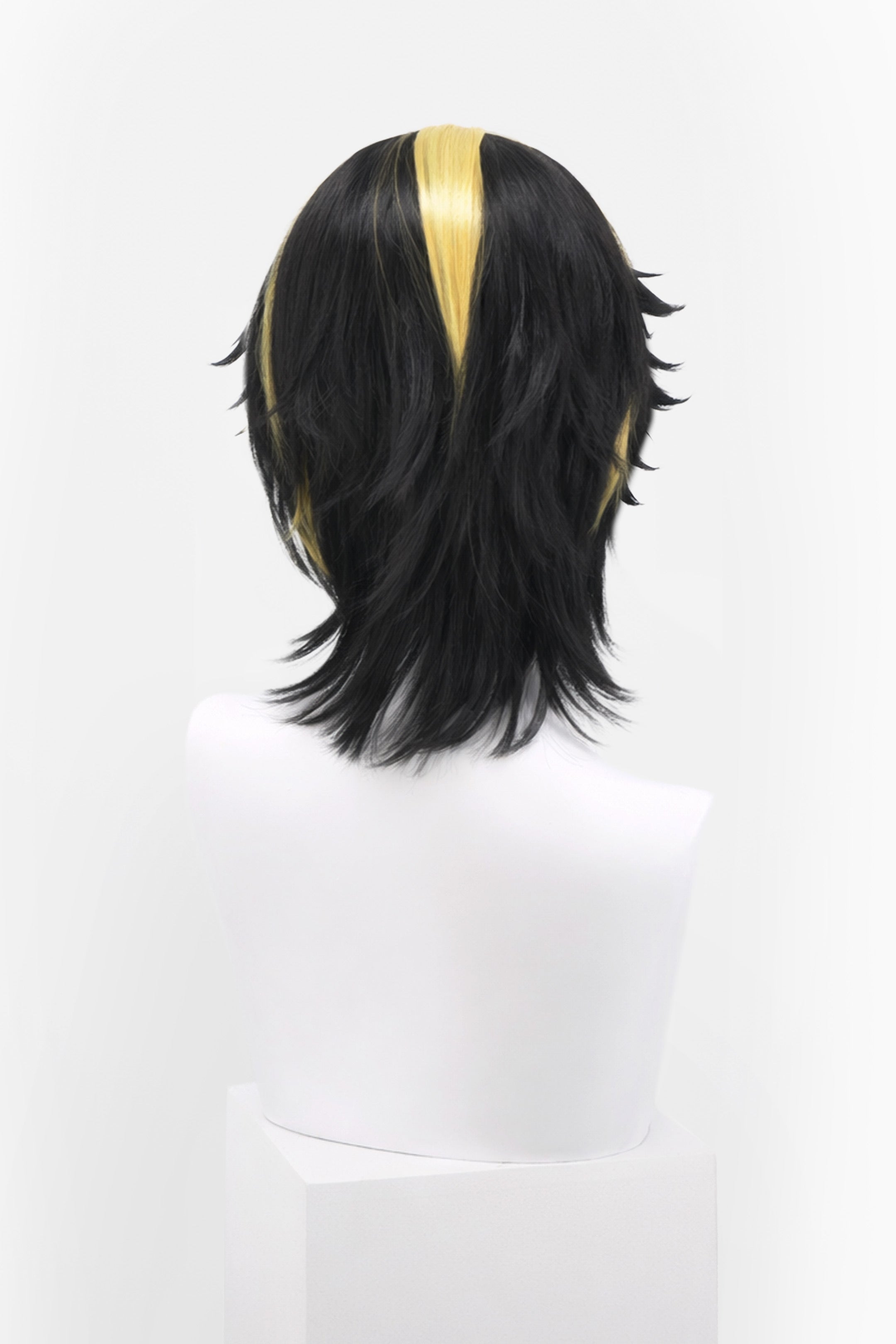 PERRUQUE NOIRE/BLONDE