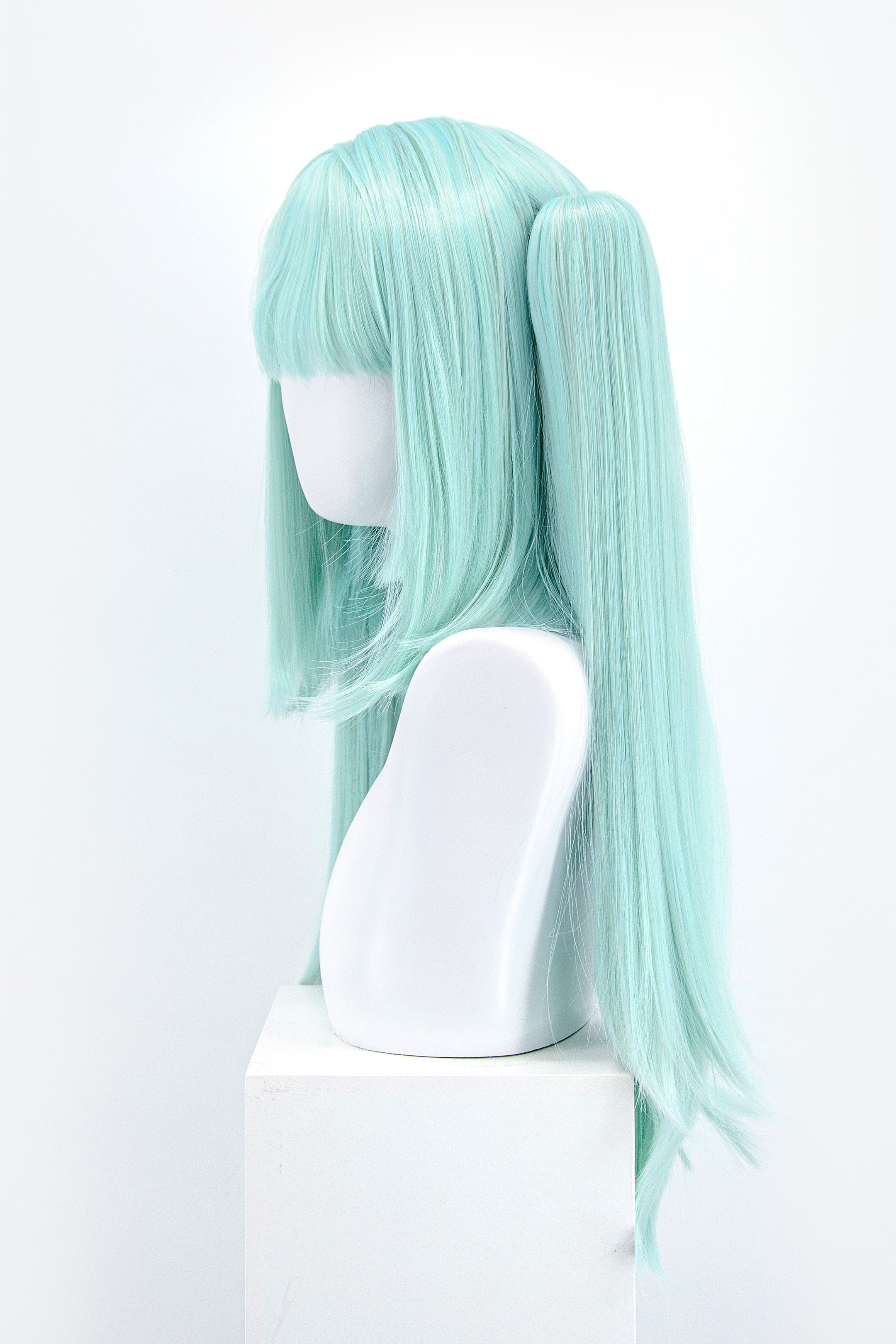 PERRUQUE AQUA AVEC PONEYS