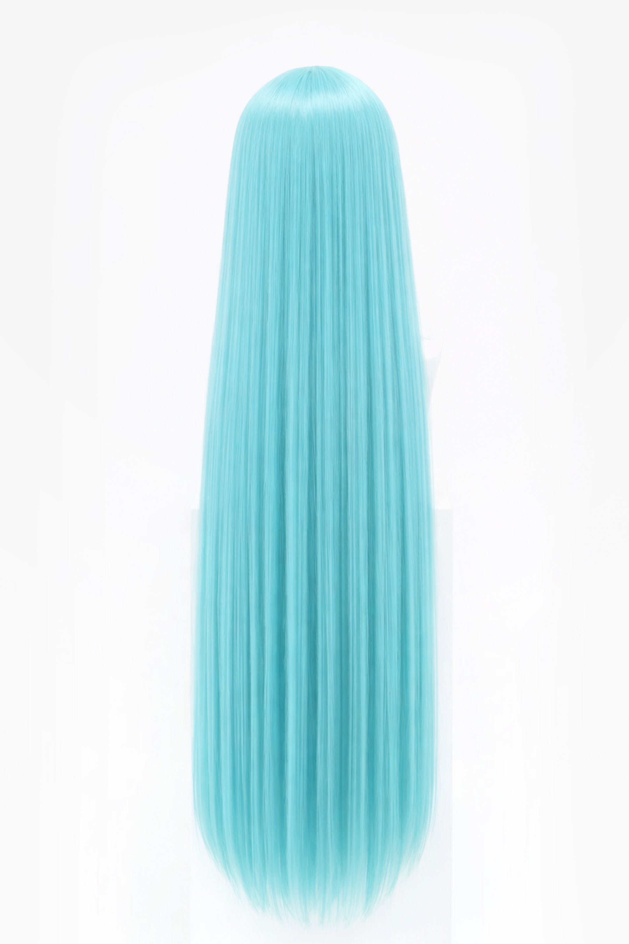 PERRUQUE EXTRA LONGUE VERT AQUA