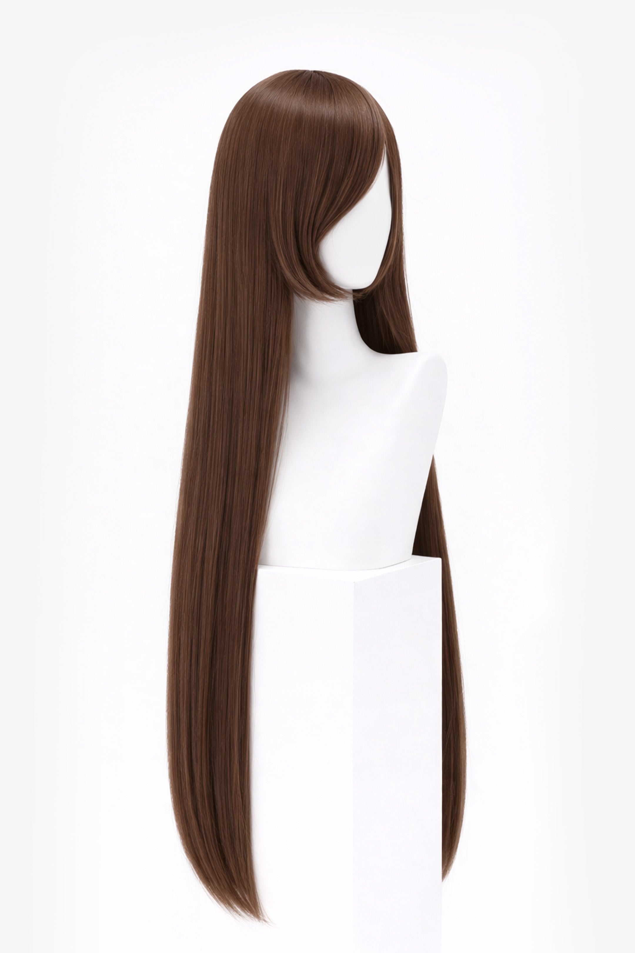 EXTRA LONG DARK BROWN WIG