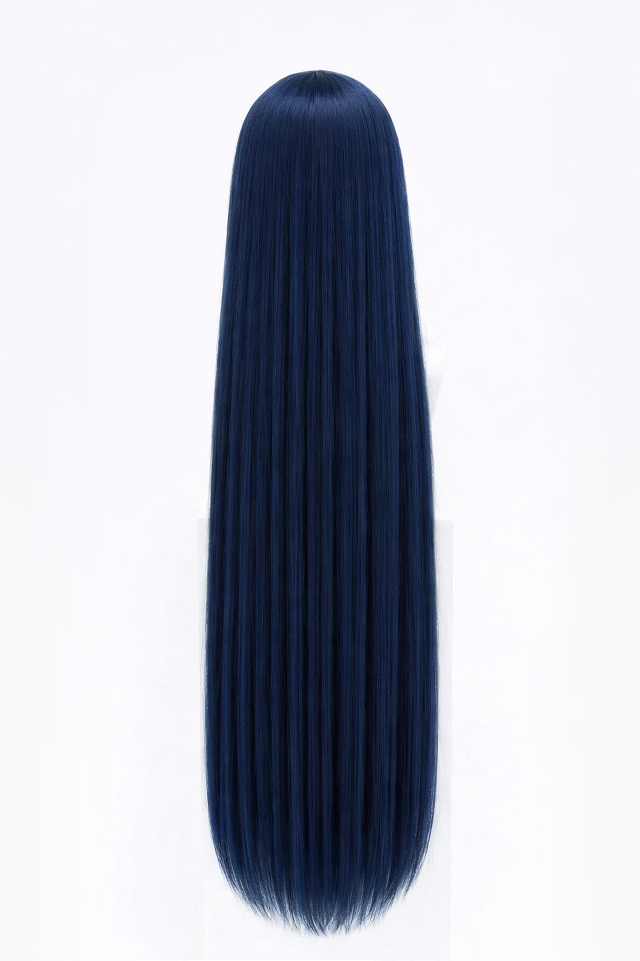 PERRUQUE EXTRA LONGUE BLEU FONCÉ